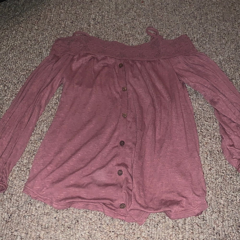off the shoulder shirt
